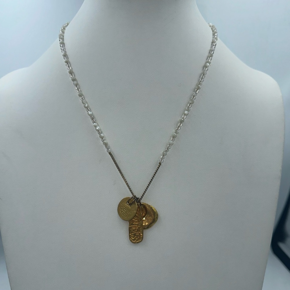 Chan Luu Long Necklace Charm Chain Beading